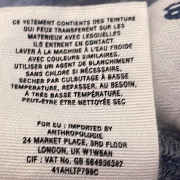 Anthropologie Pilcro and The Letterpress Linen Blend Wide Leg Pants 4 - Picture 11 of 11